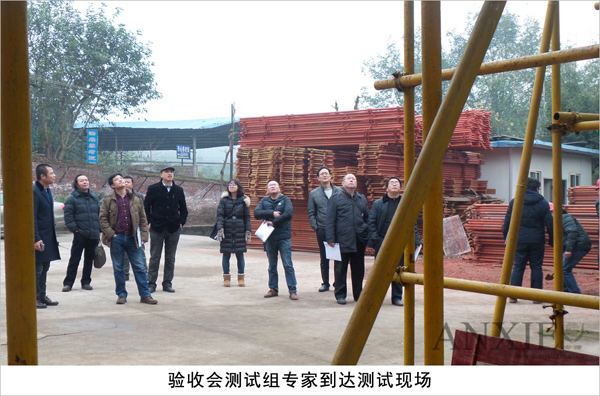 住建部科技计划项目《安谐牌导向式外挂防护架（AX-Ⅱ型）》顺利通过验收(图4)